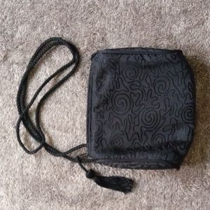 Avon 1992 vintage jacquard mini bag with tassel